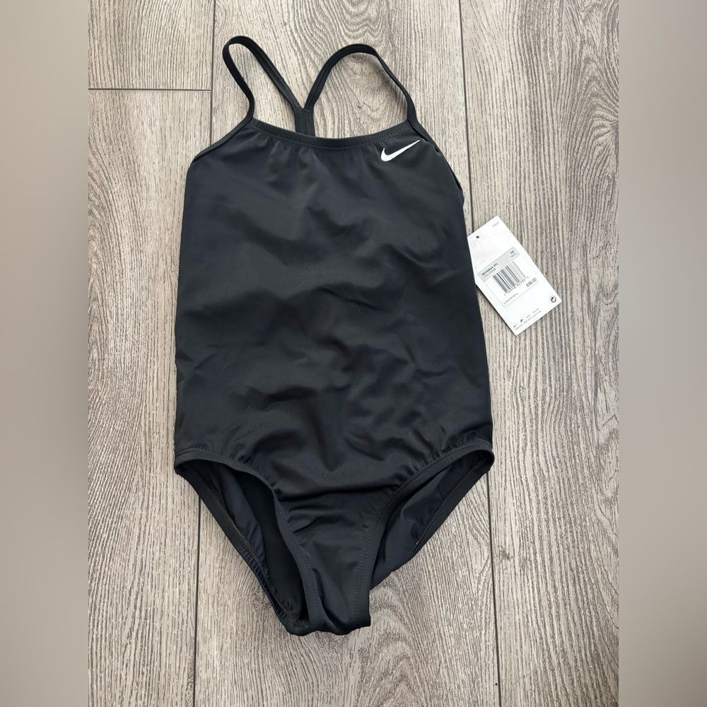 Nike Black and White Swimsuit
